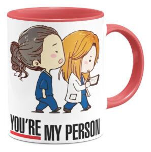 Taza Interior De Color Grey´s Anatomy You´re My Person