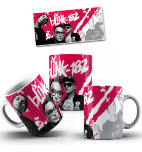 Taza Cerámica Rock Internacional Música Todas Las Bandas Pop Blink 182