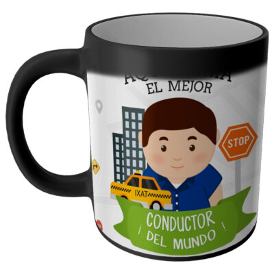 Taza Magica Aqui Toma El La Mejor Profesiones Regalo Familia CONDUCTOR CHOFER