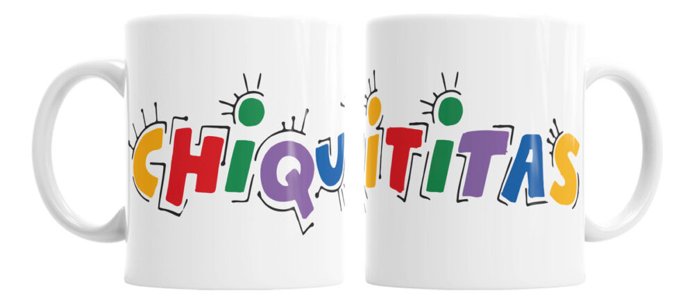 Taza De Ceramica Chiquititas Logo Serie Argentina Infantil