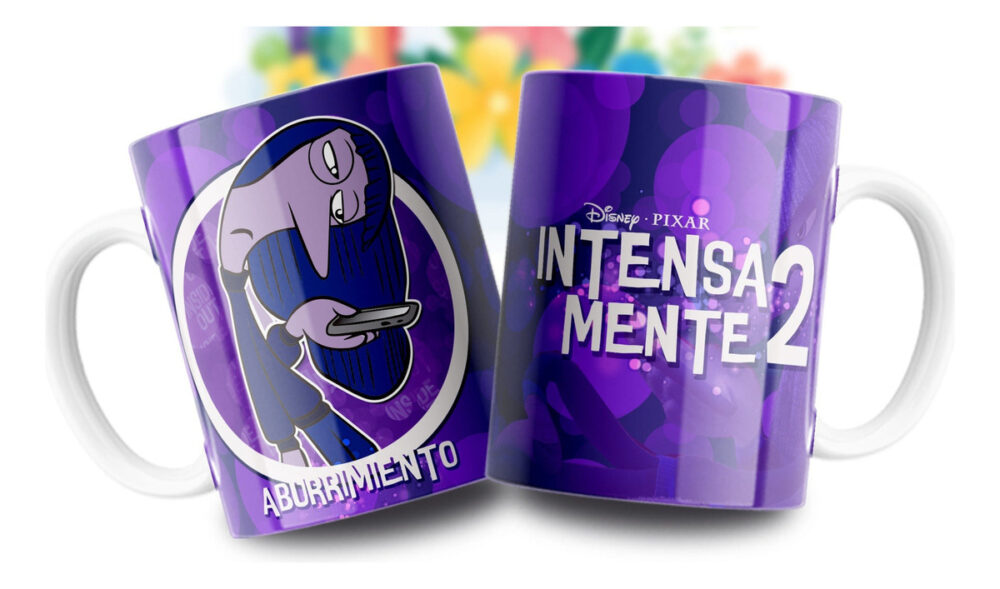 Taza Intensa Mente Emociones Tristeza Alegría Ansiedad Furia Aburrimiento