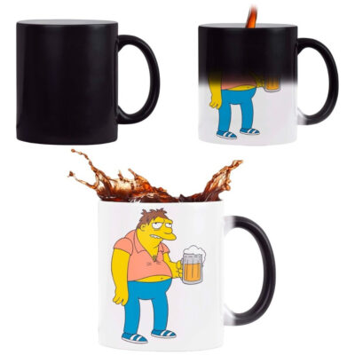 Taza Mágica Barney Los Simpson