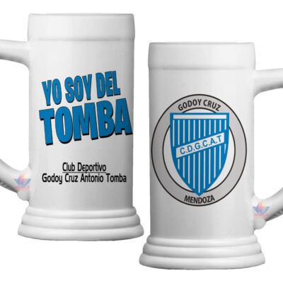 Vaso Jarra Chop Fernetero Chopera Cerveza Fútbol Argentina Godoy Cruz Antonio Tomba