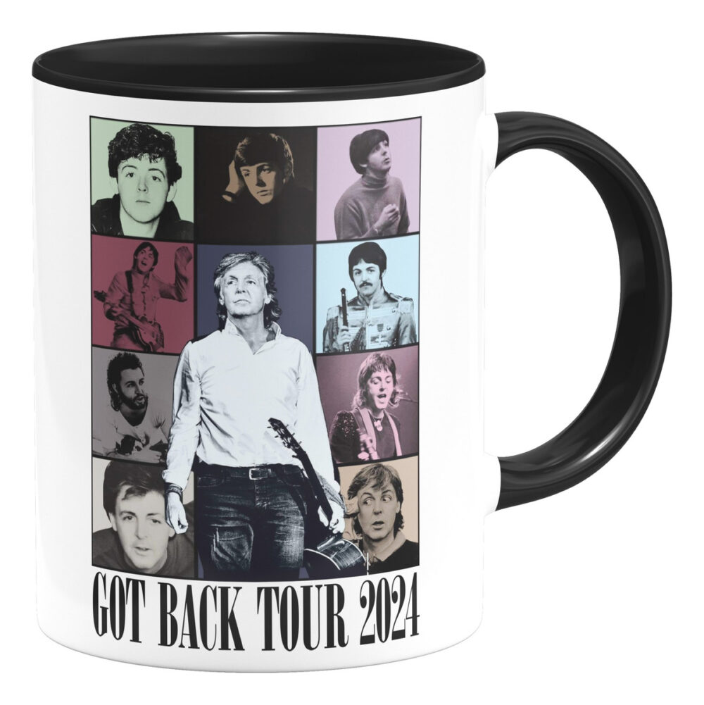 Taza Interior De Color Paul Mccartney Got Back Tour Beatles