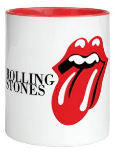 Taza Ceramica The Rolling Stones Rock Banda Interior Color