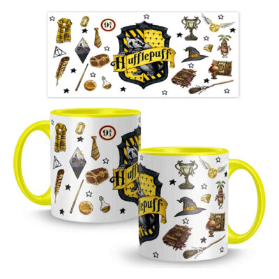 Taza Cerámica Premium De 11oz Harry Potter Casa Hufflepuff