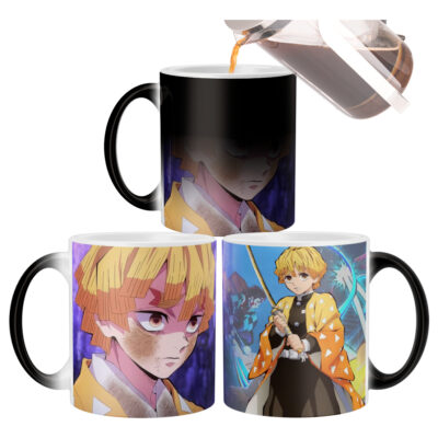 Taza Mágica Demon Slayer Zenitsu Kimetsu No Yaiba Agatsuma