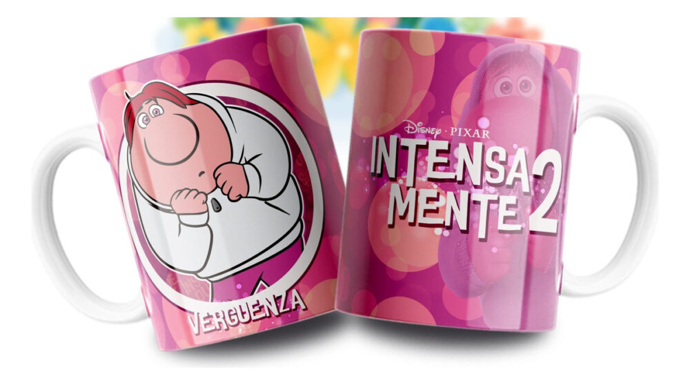 Taza Intensa Mente Emociones Tristeza Alegría Ansiedad Furia VERGÜENZA