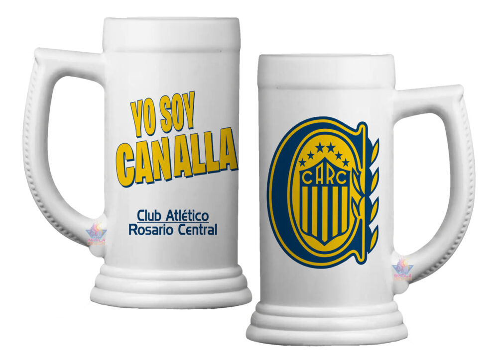 Chopera Cerveza Rosario Central 600cc Jarro Fernetero