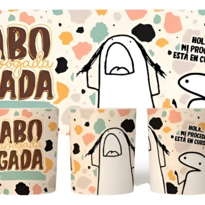 Taza Cerámica Flork Profesiones Trabajo Abogada