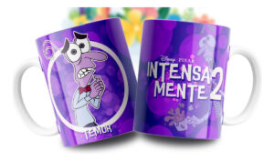 Taza Intensa Mente Emociones Tristeza Alegría Ansiedad Furia Temor