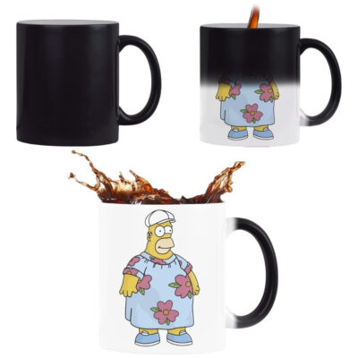 Taza Mágica Homero King Size Los Simpson