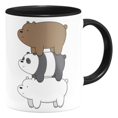 Taza Interior De Color Escandalosos Osos Panda Polar Pardo