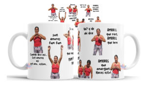 Taza Son Amores Que Matan Pum Pum Baile Coreo Letra Canción