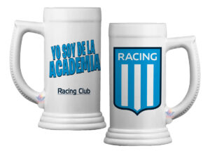 Vaso Jarra Chop Fernetero Chopera Cerveza Fútbol Argentina Racing Club