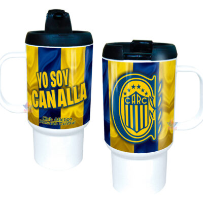 Jarro Térmico Equipos Fútbol Argentina Escudo Bandera Copa Rosario Central Canalla Club Atlético Rosario Central Santa Fé