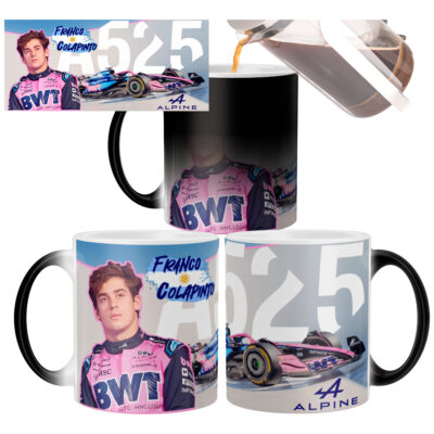 Taza Mágica Franco Colapinto Carrera Formula 1 Alpine F1