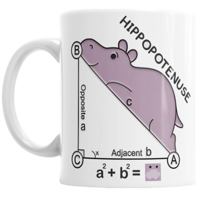 Taza De Cerámica Matemáticas Hipotenusa Hipopótamo Fórmula