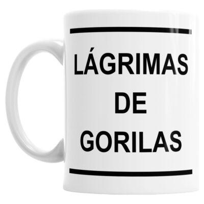 Taza Cerámica Lágrimas De Gorilas Humor Peronista Política