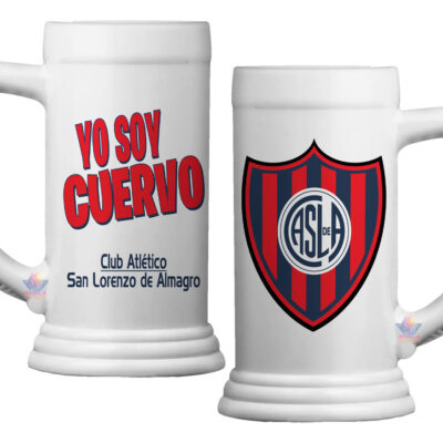 Chopera Cerveza San Lorenzo 600cc Polímero Jarra Fernetero