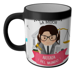 Taza Magica Aqui Toma El La Mejor Profesiones Regalo Familia ABOGADA