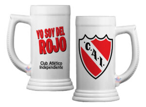 Chop Cerveza Independiente Avellaneda Rojo Jarro Fernet