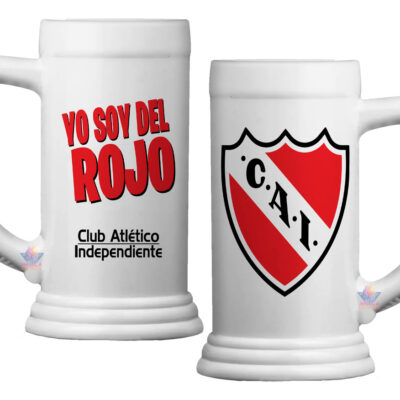 Chop Cerveza Independiente Avellaneda Rojo Jarro Fernet