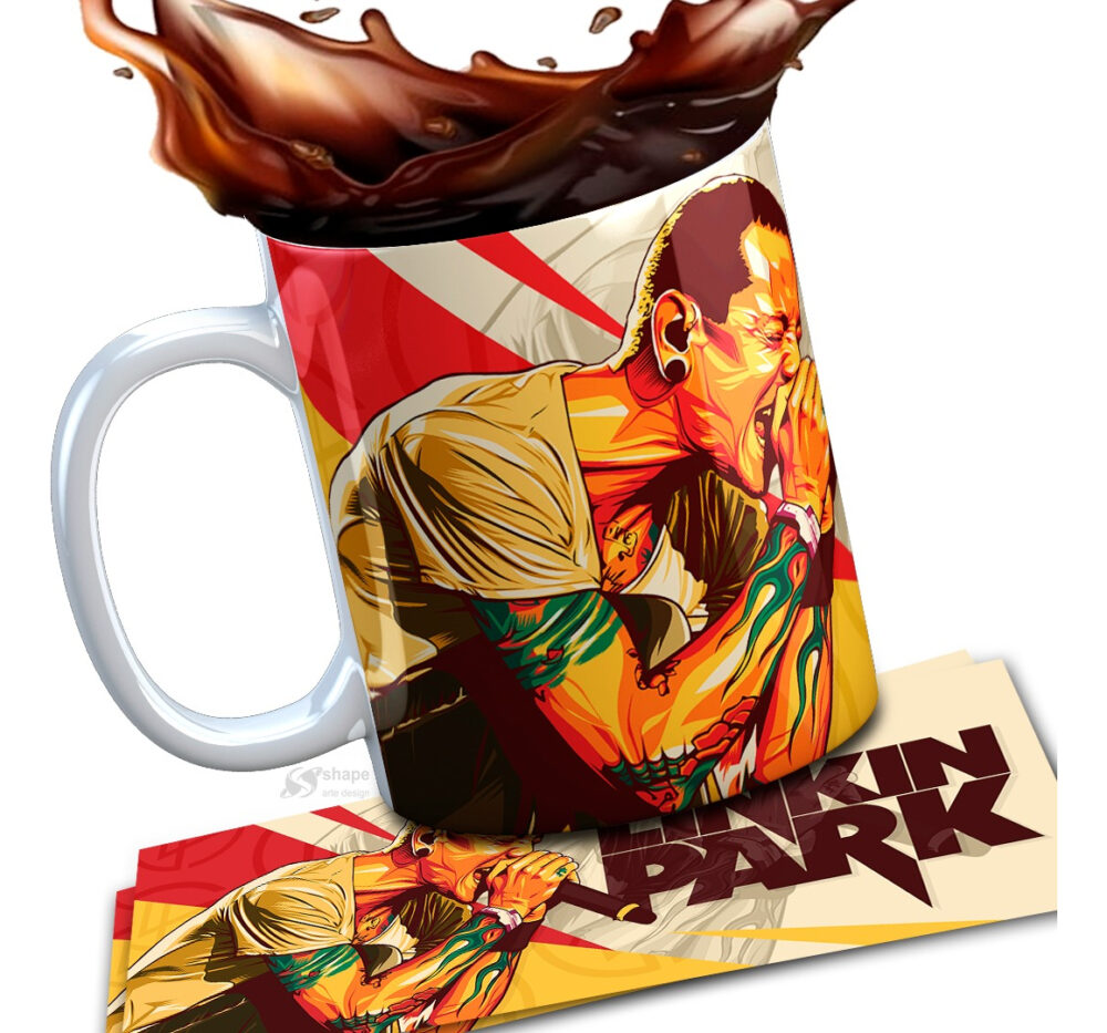 Taza Cerámica Rock Internacional Música Todas Las Bandas Pop Linking Park - Image 2