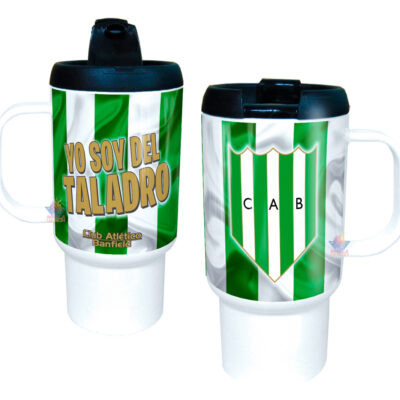Jarro Térmico Equipos Fútbol Argentina Escudo Bandera Copa Banfield Taladro Club Atlético