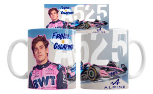 Taza Cerámica Franco Colapinto Carrera Formula 1 Alpine F1