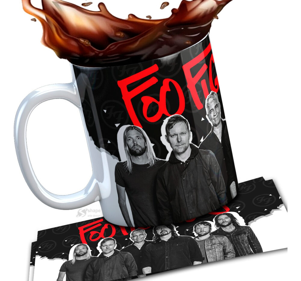 Taza Cerámica Rock Internacional Música Todas Las Bandas Pop Foo Fighters - Image 2