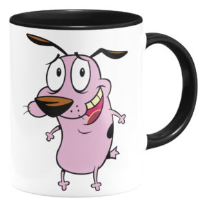 Taza Interior De Color Coraje El Perro Cobarde