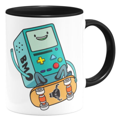 Taza Interior De Color Bmo Skate Hora De Aventura