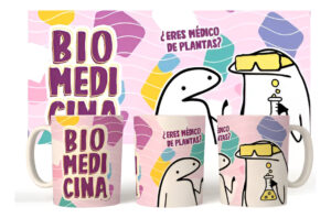 Taza Cerámica Flork Profesiones Trabajo Biomedicina