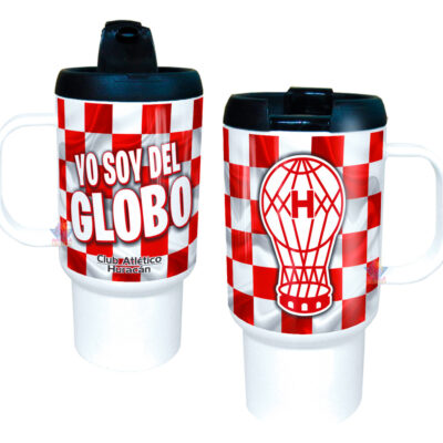 Jarro Térmico Equipos Fútbol Argentina Escudo Bandera Copa Huracán Globo Club Atlético Parque Patricios