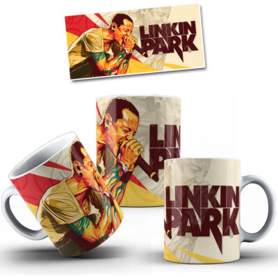 Taza Cerámica Rock Internacional Música Todas Las Bandas Pop Linking Park