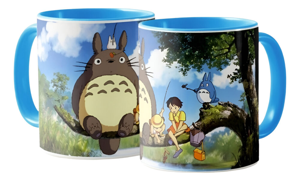 Totoro Anime Taza Ceramica Mi Vecino Interior Color