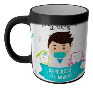 Taza Magica Aqui Toma El La Mejor Profesiones Regalo Familia ODONTOLOGO DENTISTA
