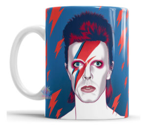 Taza Cerámica Rock Internacional Música Todas Las Bandas Pop David Bowie