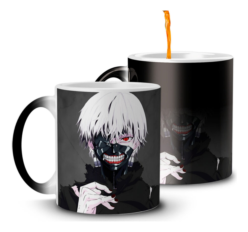 Taza Mágica Tokyo Ghoul Ken Kaneki Touka Kirishima Máscara