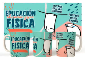 Taza Cerámica Flork Profesiones Maestro De Educacion Fisica
