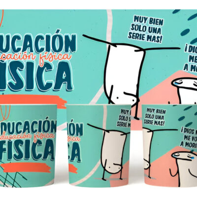 Taza Cerámica Flork Profesiones Maestro De Educacion Fisica