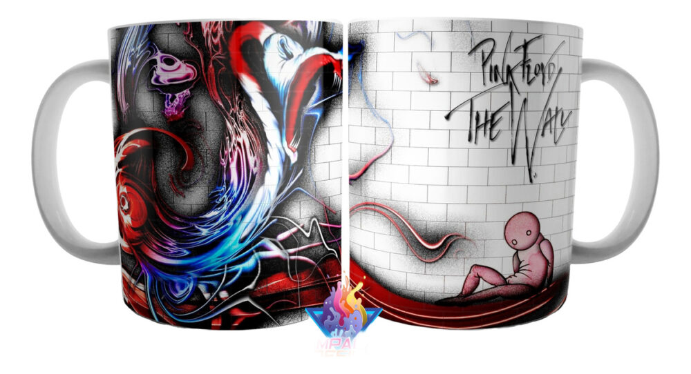 Taza Cerámica Rock Internacional Música Todas Las Bandas Pop Pink Floyd 2