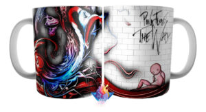 Taza Cerámica Rock Internacional Música Todas Las Bandas Pop Pink Floyd 2