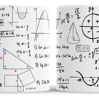 Taza Fórmulas Matemáticas Gráficos Funciones Logaritmo