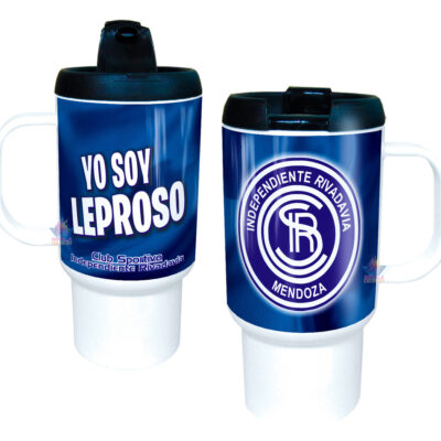 Jarro Térmico Equipos Fútbol Argentina Escudo Bandera Copa Independiente Rivadavia Lepra Club Sportivo Mendoza