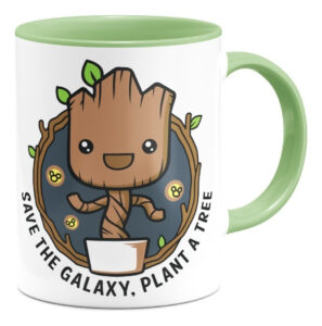Taza Interior De Color Groot Guardians Of The Galaxy