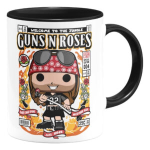 Taza Interior De Color Axl Rose Guns N Roses