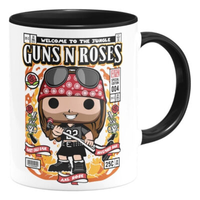 Taza Interior De Color Axl Rose Guns N Roses