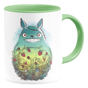 Taza Interior De Color Totoro Nature Ghibli Anime